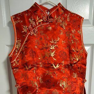 NEW unique red and gold top!